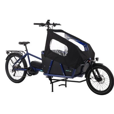 20/26 inç Sıcak Satış 36V 250W Elektrikli Kargo Ebike 2 Tekerlek Aile Arka Motor 7 Hızlı Bisiklet