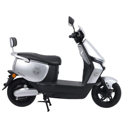 Joykie Elektrikli Bisiklet: 72V 20AH 45km/H Aerodinamik Tasarım Dijital Ekran Geniş Koltuk 91kg Ön ve Arka Frenler Şık Gümüş Siyah Görünüm