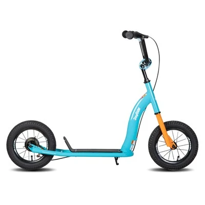 Joykie Joystar Çocuklar İçin Joystar Kick Scooter 5+ Gençler ve Gençlik, Ayarlanabilir Gidonlu Hafif Kids Scooter, Erkek ve Kızlar İçin 2 Tekerlek Scooter, 12 "Şişirilebilir Tekerlekler Arka Tambur Frenler